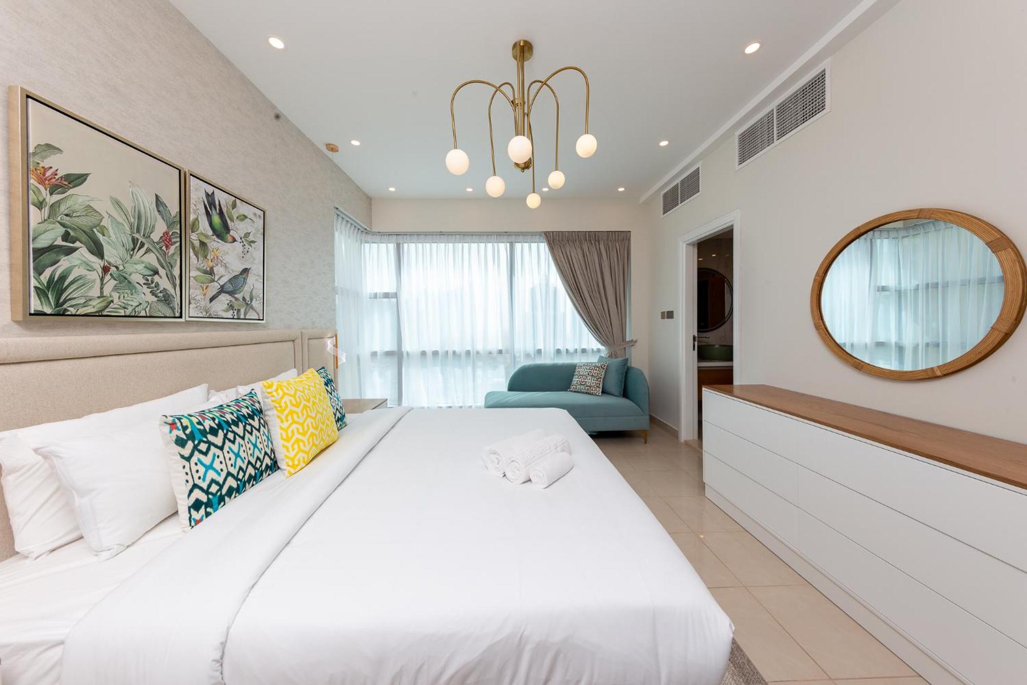 Charming Brand New 2Br Close To The Beach Dubai Bagian luar foto