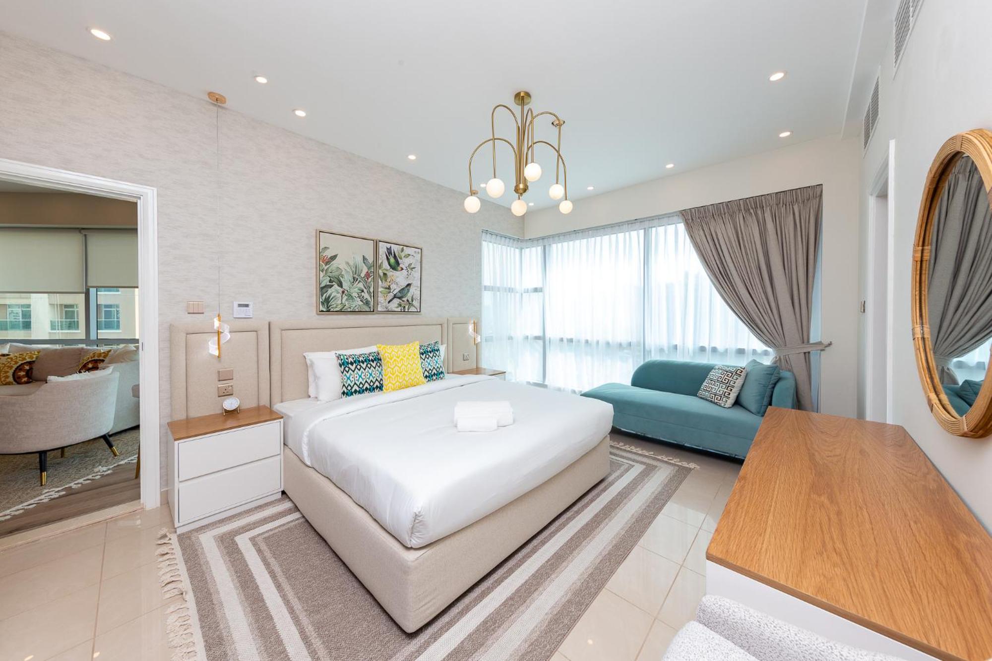 Charming Brand New 2Br Close To The Beach Dubai Bagian luar foto