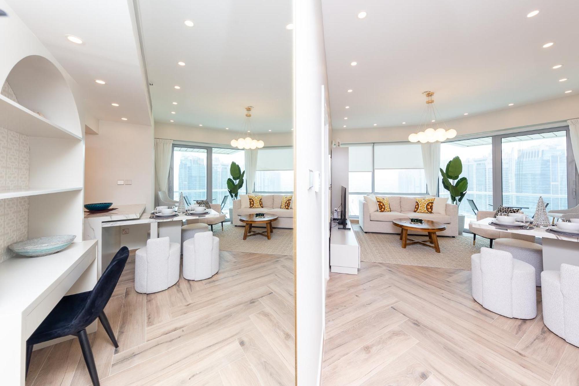 Charming Brand New 2Br Close To The Beach Dubai Bagian luar foto