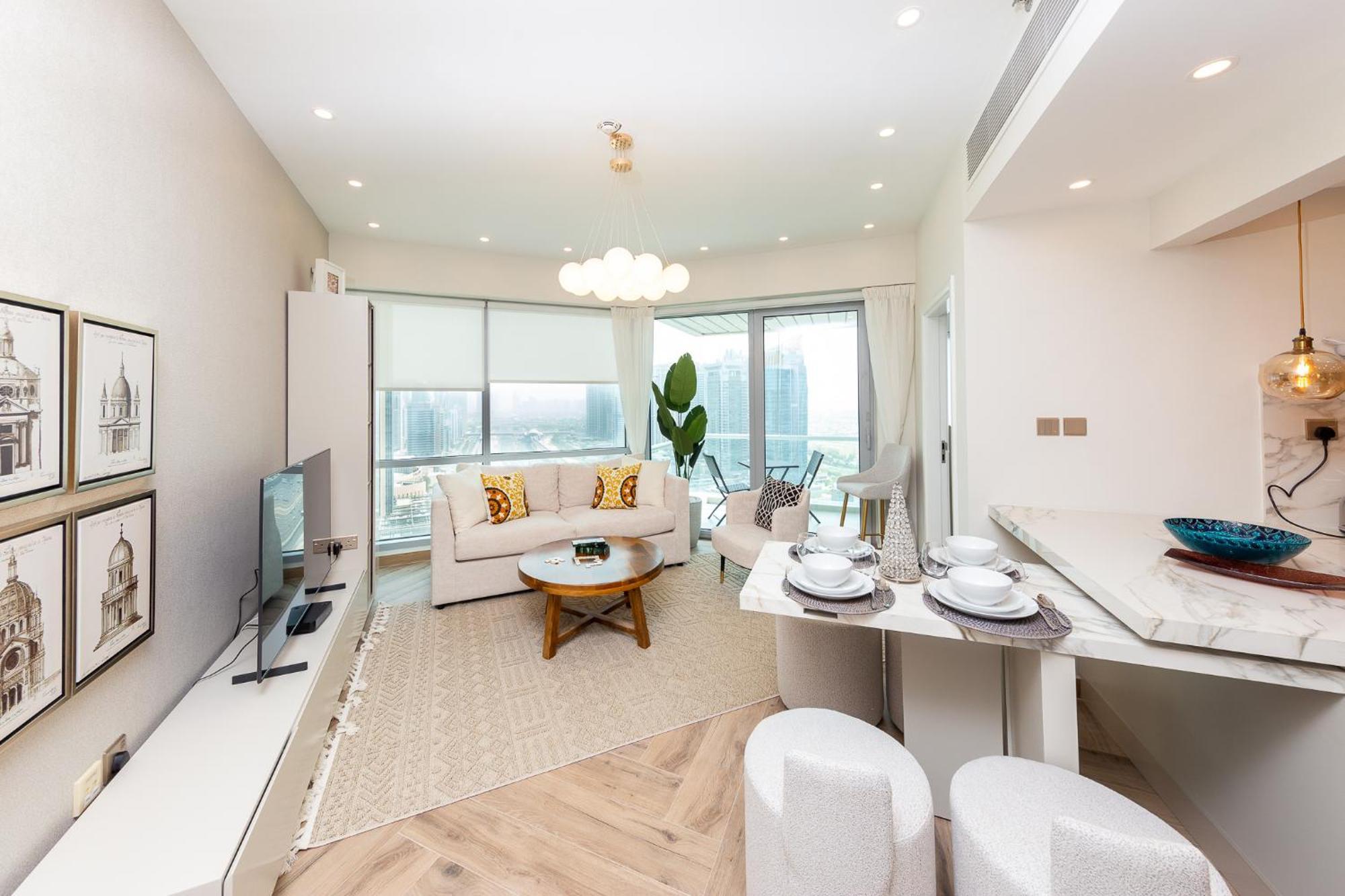 Charming Brand New 2Br Close To The Beach Dubai Bagian luar foto