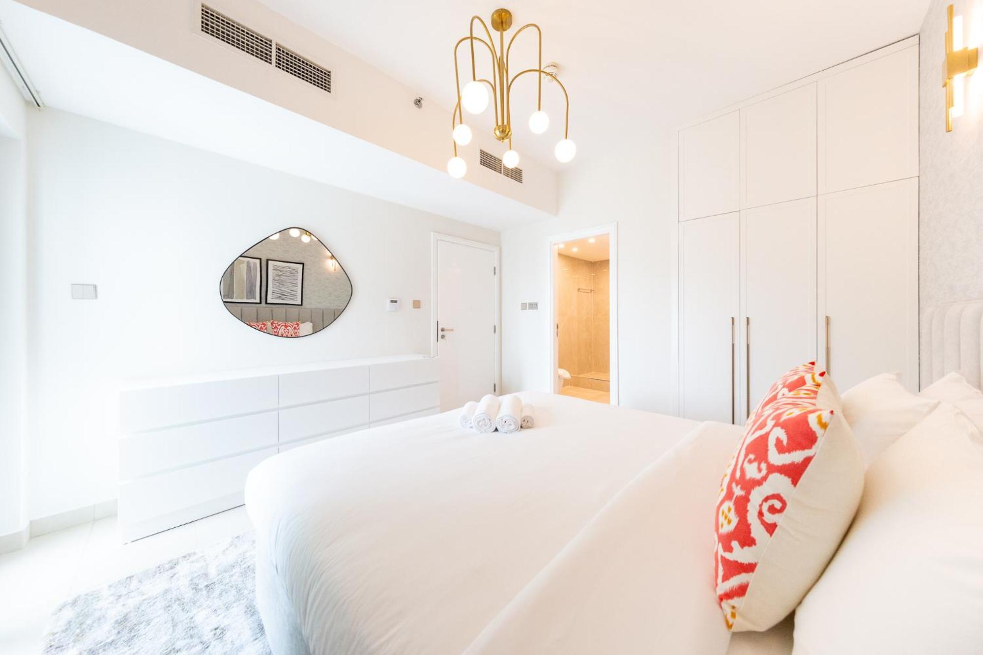 Charming Brand New 2Br Close To The Beach Dubai Bagian luar foto